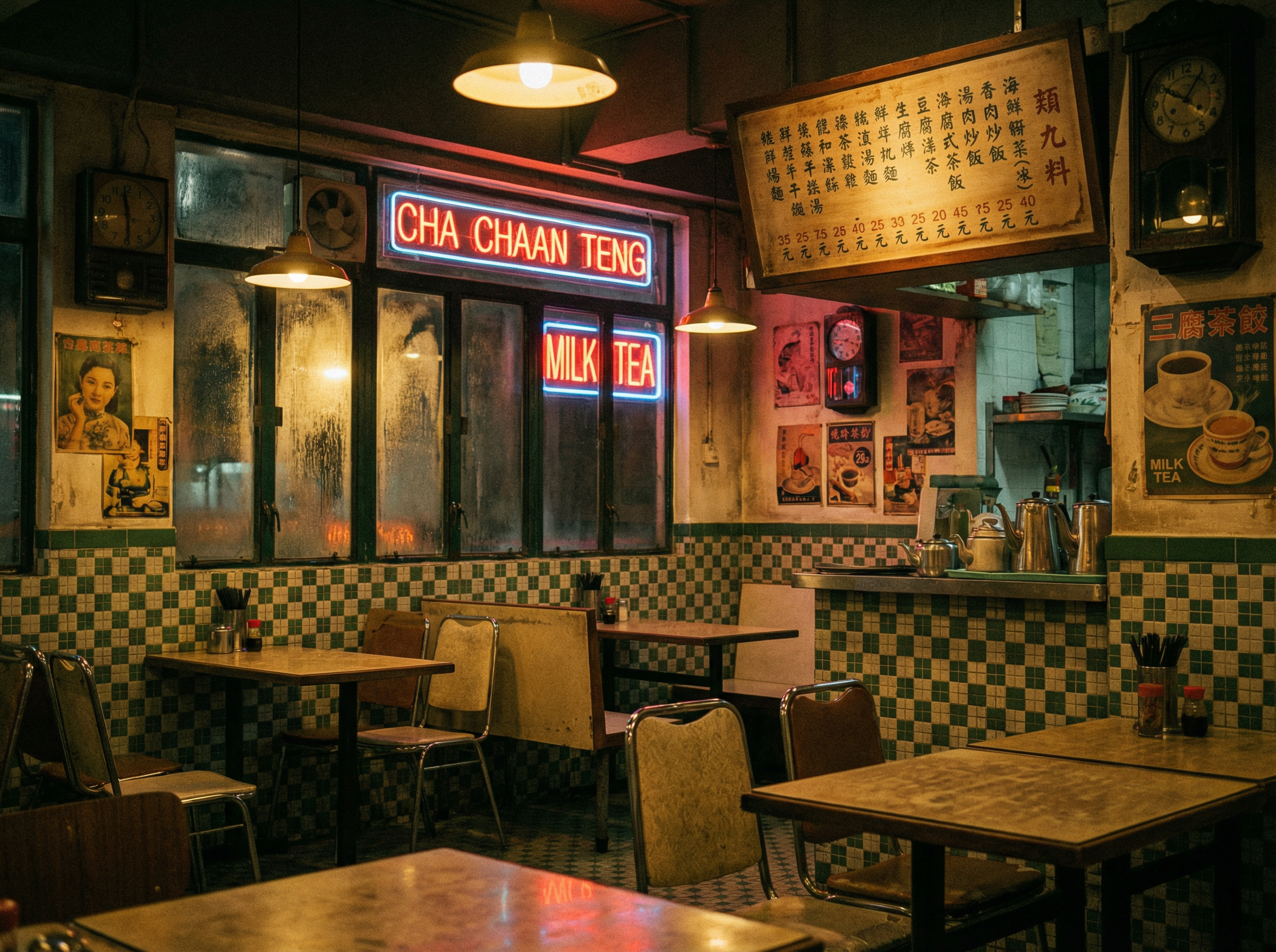 永利娱乐 - 港式茶餐厅内部场景